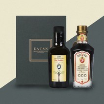 [배송마감/명절이후배송] 잇츠앤 지우빌레오 올리브오일S 폰테베키오IGP6년산 발사믹식초 2종 선물세트 317666