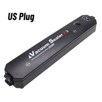 가정용진공포장기 실링기 수비드 식품 진공 실러 포장 기계 무료 개 백 가정용 블랙, US Plug