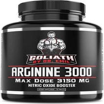 아르기닌 Dr. Emil 3150mg 캡슐 용량 근육 성장 혈관 산화질소 보충제AAKG 및 HCL 90정, 1개