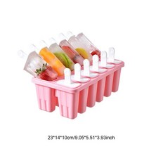 슬러쉬기계 얼음틀 얼음트레이 아이스크림 몰드 메이커 큐브 가정용 다이닝 바 용품, B 12 Holes Pink