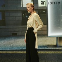 에디티드 EDITED 핀턱 세미 와이드 팬츠 1종