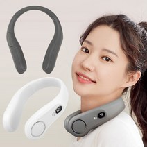 차비츠 무선온풍기 목히터 넥히터 캠핑 4단계조절 넥밴드 충전식 스마트 목난로, ZQ-N70(그레이)
