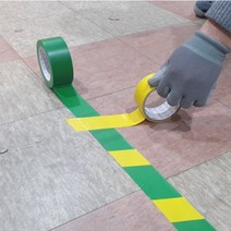 개퍼테이프 게퍼테이프 잘떨어지는 무광면 테이프 초록 48mm x 33M