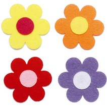 꽃 펠트 3500 왕꽃 대, 40개