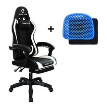 일루일루 라이트 G-지타이탄 게이밍 체어 3색상 학생의자/사무용의자, 블랙+실리콘방석(라운드형)