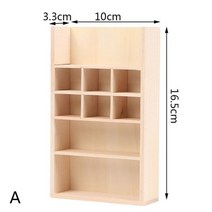 음식모형제작 미니어처 DIY 1/12 규모 소형 목조 중국어 고전 옷장 미니 캐비닛 침실 가구 키트 홈 & 생활 인형 집, 24 as pic