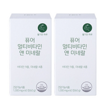 네츄럴굿띵스 퓨어 멀티비타민 앤 미네랄 1000mg 2박스 1개