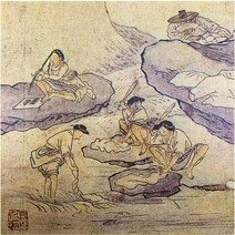30cmX30cm 김홍도 풍속화 빨래터 포인트데코벽화아트 타일 대량소량 주문제작가능, 1개, 고흐_해바라기