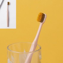 YOLOMAM 미세모 칫솔 스킨핑크 디자인 칫솔 예쁜 칫솔
