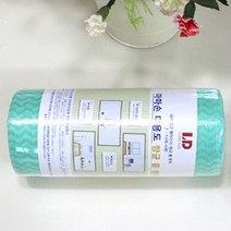 비바 톡하고 뜯어쓰는 위생적인 롤 행주 50매 X 5개입, P000COLN_민트