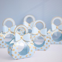 초콜렛 사탕 패키지 포장상자 발렌타인 화이트데이 기프트박스 10개, 6.5x3.6x13 cm-소형 10개, 10가지 혼합 색상(랜덤 색상)