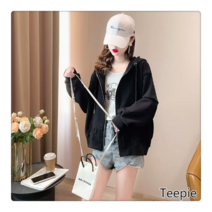 티피/Teepie 후드 여 빅 사이즈 박시 코트