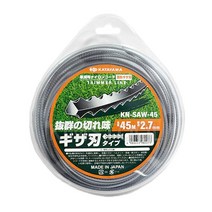 카타야마 톱니형 예초기줄날 45m 2.7mm 제초작업 벌초 풀베기
