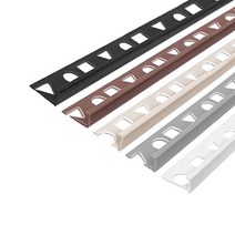 (재단가능) PVC L자 재료분리대 3사이즈(8 10 12mm) 2.4M 5Color _철물 모서리마감 코너비드 코너몰딩 타일몰딩 L자몰딩 PVC몰딩 알루미늄몰딩 꼼꼼이 바닥마감, 아이보리, 10mm