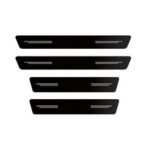 수입차 부품 튜닝 렉서스 호환 장치 4pcs 범용 탄소 섬유 도어 씰 스티커 보호기 홀든 콜로라도 코모도어 v6 barina farol vt cruze 액세서리 171, 검은색, 닛산을 위해