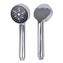 검정색 돌기형 판 KS규격 샤워기 머리만 썬플라워 샤워기헤드 블랙 수압샤워기 원룸이사 이사선물 오래된집, 1개