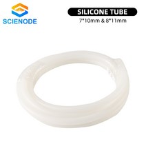 Scienode-실리콘 튜브 워터 파이프 7x10mm 8x11mm 물 센서 펌프 냉각기용 유연한 호스 CO2 레이저 조각, 01 1M_01 7 x 10mm