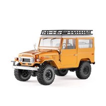 1/10 전기 크롤러 RC 자동차 레디 고 세트 FJ40 4WD 고성능 4x4 RS 2.4GHz 트럭, YELLOW