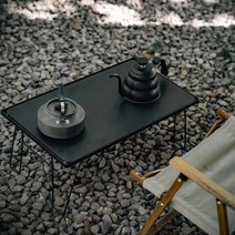 야외 접이식 캠핑 선반 테이블 메쉬 블랙 멀티 감성 키친 정리대 수납, 네트 테이블 1개 + 철 테이블 1개