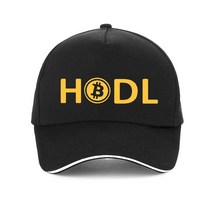 기념주화 가상화폐 비트코인 굿즈 Bitcoin HODL야구 모자 암호화 통화 사토시 트레이딩 람보 문 남성 여성 브랜드 아빠 모자 유니섹스 조절 가능한 스냅 백 모자, [02] Black