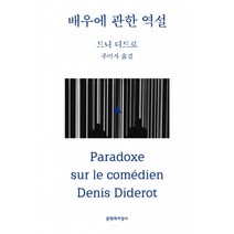 배우에 관한 역설, 단품, 단품