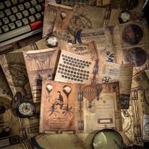 신대륙의 발견 패턴지 배경지 랩핑지 빈티지 메모지 지도 악보 편지지 앤틱 포장지 다꾸 다이어리꾸미기, 1. 항해의 시작