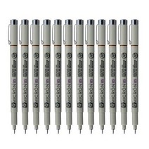 SAKURA 피그마 마이크론 05 젤잉크펜 0.45mm, 블루, 12개