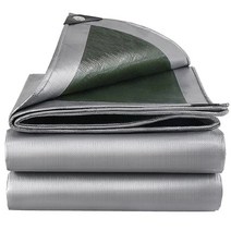 애완 동물 지붕 그늘 천 tarp for garden plant shed boat truck car shade awning, 육군 녹색 은색, 3x4m