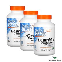 닥터스베스트 L 카르니틴 엘 카르니틴 푸마르산염 855mg 베지캡슐 180개 X3병 글루텐프리, 180개입, 3개