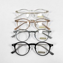 알작은안경 얇은 가벼운 둥근 뿔테 안경태 무도수 얼굴형에맞는 도수없는 남자 송은이 안경