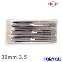 Foryou18266 슈퍼툴 핸드탭 30mm 1개 탭 공작 초경 핸들 절삭 핸드 다이스, 1