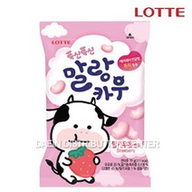 롯데제과 말랑카우 딸기 158gX1개 과자 간식, 158g, 1개