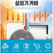 가정 냉방비절약 에어컨실외기 불연소재 덮개 열차단, 상품선택_보급형커버, 상세페이지 참조