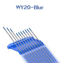 알곤 용접봉 10pcs 150/175mm 전문 Tig 텅스텐 전극 용접 막대 WT20 WC20 WL15 TIG 아크 기계에 대 한 골드, WY20(blue), 2.4mm, 175mm