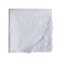 3/6Pcs 레이스 화이트 스퀘어 여자 남자를위한 유용한 손수건 클래식 신사 스타일 코튼 손수건 스퀘어 레이스 35x35cm