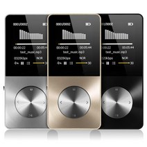 2021 알루미늄 합금 16GB MP3 플레이어 내장 스피커 HIFI 워크맨 mp 4 비디오 무손실 음악, 02 Sky Blue_03 16GB