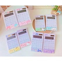 [국내배송] 산리오 계산기 캐릭터 시나모롤 마이멜로디 쿠로미 포차코 턱시도샘 헬로키티 사무필수용품 / 산리오사무용품 시나모롤계산기