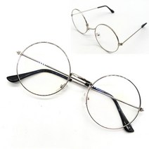 좋은마켓 동그란 안경테 은색 은색안경테 티타늄안경테 동글이안경