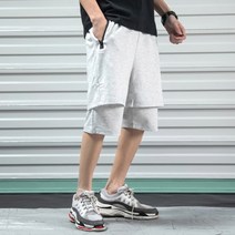 가바바 남성 빅사이즈 면바지 5XL까지 두겹의 간지까지 두겹 데일리 캐주얼 반바지 G35188