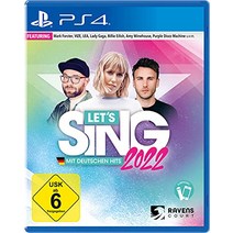 Lets Sing 2022 with German 히트곡(Playstation 4) -16926, 플레이 스테이션 4, 표준 + 2 마이크(AT-PEGI)