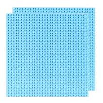 토이다락방 레고 블럭 놀이판 레고판 (25.5x25.5cm) 2장 세트, 하늘(2장)