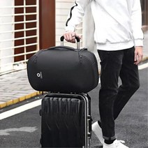 트레블 무지 카모 각잡힌 기내 백팩 디자인 백팩코디