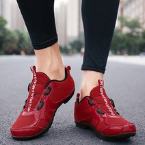 남여공용 통기성 산악 로드 자전거 평페달 신발 클릿슈즈, 235, 블랙