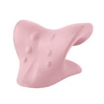 로프티베개 낮은베개 라텍스베개 경추베개목마사지 베개 어깨 스트레처 릴랙서 척추지압 교정 정형 외과, 03 분홍색