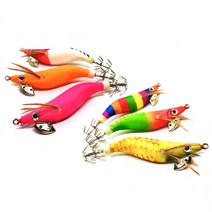 한치에기 UST 호래기 미니에기 1.5호 2.2호 호래기 화살촉 갑오어징어 주꾸미 에기, 2.2호-노란땡땡이