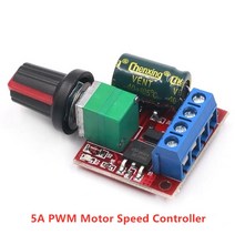 전압 조정기 안정 장치 DC 1.8V-35V 2A 3A 5A 10A 30W 80W 90W PWM 모터 속도 컨트롤러 저전압 가변 드라이브 모듈, 03 5A Speed Controller