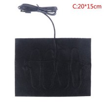 온수매트 휴대용 USB 따뜻한 붙여 넣기 패드 빠른 가열 탄소 섬유 가열 패드 천 조끼 자켓 신발 양말에 대한 안전 난방 따뜻한 패드, C