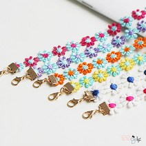 도도앤뉴 꽃송이 레이스 마스크 목걸이 스트랩 2p 1세트