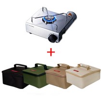 코베아 큐브 버너 가방 세트 미니 캠핑, 코베아큐브버너+캠퍼즈미니렌지백(블랙)