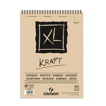 캔손 XL 크라프트 스케치북 드로잉 파스텔북 A5 A4